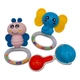 Набор погремушек в шарик 3 шт р 23x17 см YG Toys (D269) (289907) - изображение 1