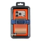 Чохол Premium Kajsa Resort Collection Gradient Stripe with MagSafe для iPhone 17 Pro Orange Plus O-Ring - зображення 3