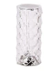 Настільний нічник сенсорний Crystal Rose RGB лампа-роза на акумуляторі - зображення 2