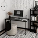 Письменный стол Art in Head Brevity Loft standart 1400х750х670 Графит/Чёрный металл (TB04070000030) - изображение 2