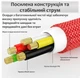 Кабель для швидкої зарядки USB Type C 120W 6A Data кабель для передачі даних 480 Мбіт/с зарядний шнур для макбука телефону ноутбука від повербанка смартфонів samsung xiaomi macbook планшета 3 метри Червоний 10_1_3m_2C - зображення 7
