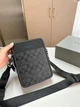 Мужская сумка Coach Sullivan Crossbody Bag In Signature Canvas черная - изображение 3