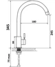 Смеситель кухонный Ventolux KF02 BK - изображение 7