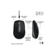 Мышка Logitech MX Anywhere 3S для MAC Wireless Space Grey - изображение 3