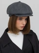 Кепи женское VILSS Cashemir Ligurina VLK-5100-18S-mv3-M 57-58 Елочка светло-серое (ROZ6501087308) - изображение 1