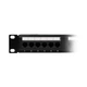 Патч-панель 24 порта NVC-PN-01/24 CAT5/CAT6 19" 1U неэкранированная, с задним организатором кабеля (73-00144) - изображение 5