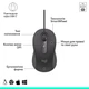 Мишка Logitech Signature M520 for Business USB-C Graphite - зображення 6