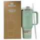 Термос термокружка Stanley Quencher H2.0 Tumbler из нержавеющей стали Light Green 1,18 л KT7001956 - изображение 1