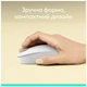 Мишка Logitech M196 Bluetooth Off-White - зображення 7
