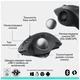 Мышка Logitech MX Ergo S Bluetooth Graphite - изображение 9