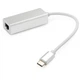 Перехідник USB-C to RJ45 Ethernet 1000Mbps aluminium Vinga - зображення 2
