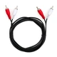 Кабель мультимедийный 2xRCA M to 2xRCA M 1.8m Vinga - изображение 2