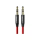 Кабель мультимедійний 3.5mm M to 3.5mm M 1.0m red-black Baseus - зображення 1