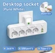 Сетевой фильтр с USB и Type-C портами 8625UL удлинитель электрический 4 розетки переноска розетка с кнопкой отключения тройник с ночником Белый - изображение 7