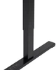 Стіл з електро-регулюванням висоти RZTK eDesk Basic 2 1000 х 600 мм Black - зображення 18