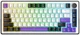 Игровая клавиатура HATOR Hellyberry HK75 Wireless White-Violet - изображение 1