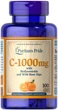 Вітамін С з біофлавоноїдами Puritan's Pride Vitamin C 1000 мг 100 таблеток ARE-576441 - зображення 1