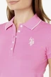 Женское платье-поло U.S Polo Assn.® USPA. Это идеальная повседневная одежда для выхода в свет. M Розовое - изображение 3