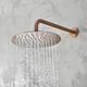 Вбудована душова система прихованого монтажу IMEX MONZA BRUSHED ROSE GOLD латунь PVD матова золото рожеве - зображення 5