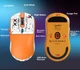 Мышь беспроводная игровая HYSJ Т68 Pro Print PAW3311, 12000 DPI 2,4G+Bluetooth Orange - изображение 5