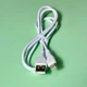 Кабель Borofone BX121 USB-А на USB type-C, Data, 3 А, 1 метр, білий - зображення 1