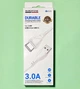 Кабель Borofone BX121 USB-А на USB type-C, Data, 3 А, 1 метр, білий - зображення 2