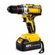 Набор 2 в 1 аккумуляторный шуруповерт + угловая шлифмашина Jitrex X330, 48V, с дисплеем, 2 аккумулятора и кейс - изображение 3