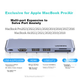 USB-хаб Ugreen CM380 Dual USB-C To HDMI+2xUSB 3.0 A+TF/SD+USB-C Female Converter Space Gray - зображення 4