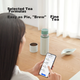 Термокружка Hongmengzhixuan Haersi с поддержкой Huawei Smart Life, интеллектуальным заварочным ситечком для чая, титановая бутылка для воды с разделителем, 450 мл, подарочный товар. - изображение 5