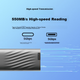 SSD диск Lenovo PS6 1TB USB 3.1 Storm Grey External - изображение 4