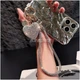 Брелок Swarovski Heart Black аксессуар для телефона стильное украшение с кристаллами для девушек и женщин - изображение 7