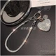 Брелок Swarovski Heart Black аксессуар для телефона стильное украшение с кристаллами для девушек и женщин - изображение 8
