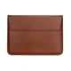 Чехол PU Sleeve Case для MacBook 15 дюймов коричневый Полиуретан защитный аксессуар для ноутбука - изображение 5