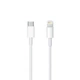 Кабель Apple USB-C to Lightning 1м для заряджання та передачі даних білий високошвидкісний - зображення 1