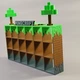 Підставка для фігурок Minecraft полиця для Kinder Joy Minecraft 2026, органайзер для 28 фігурок - зображення 6