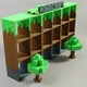 Підставка для фігурок Minecraft полиця для Kinder Joy Minecraft 2026, органайзер для 28 фігурок - зображення 12