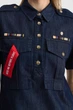 Джинсове повсякденне плаття Aeronautica Militare 8534 44 - зображення 4