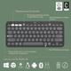 Комплект клавіатура + миша Logitech Pebble 2 бездротовий сірий (L920-012239) - зображення 6