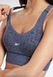 Бра-топ Reebok United By Fitness Myoknit Seamless Medium-Impact Синій S FU2131 - зображення 4