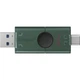 Флешка Kingston DataTraveler Duo 128GB USB 3.2 Gen 1 + Type-C Black/Green (DTDEG2/128GB) - зображення 2