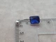 Серебряная серьга для пирсинга пупка с фианитами. 7028.3С - изображение 3