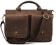 Чоловіча сумка-портфель A4 з шкіри Crazy Horse та канвасу коричнева 36×27×10 см TARWA 54988 - зображення 9