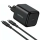 Зарядний пристрій Ugreen X524 GaN 45W USB-C PD 3.0 PPS з кабелем Type-C Чорний (65054) - зображення 1