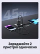 Зарядний пристрій Ugreen X526 Nexode 2xUSB-C 45W GaN Чорний (65058) - зображення 5