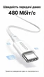 Кабель Ugreen L502 USB Type-C - USB Type-C 100W 5A PD 3.0 0.5 м Черный (35203) - изображение 7