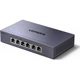 Комутатор Ugreen CM741 6 портів 1000 Мбіт/с 4 PoE+ 60 Вт VLAN Extend Сірий (35371EU) - зображення 1
