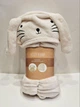 Дитячий флісовий плед з рукавами та бічними кишеньками 130*150 см Hoody Bunny - зображення 1