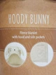 Дитячий флісовий плед з рукавами та бічними кишеньками 130*150 см Hoody Bunny - зображення 5