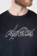 Футболка AVECS чорна з технологією Soft Touch 30499/1 M - изображение 5