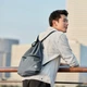 Рюкзак для ноутбука Xiaomi RunMi 90 Points Lightweight Urban Drawstring Backpack 12" Dark Grey (6972125146151) - изображение 7